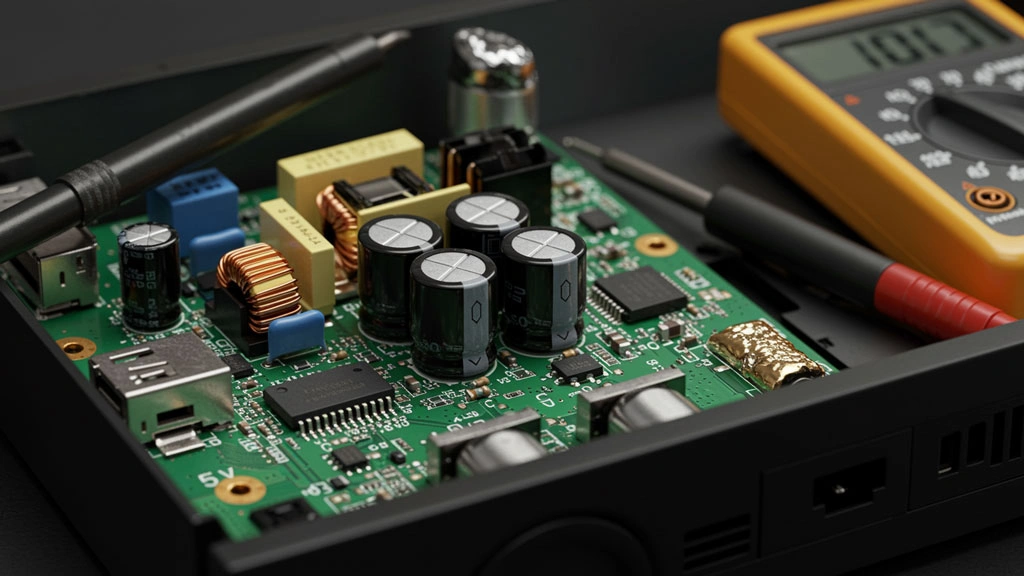عدم شناسایی هارد توسط DVR و NVR به دلیل خرابی خازن ها
