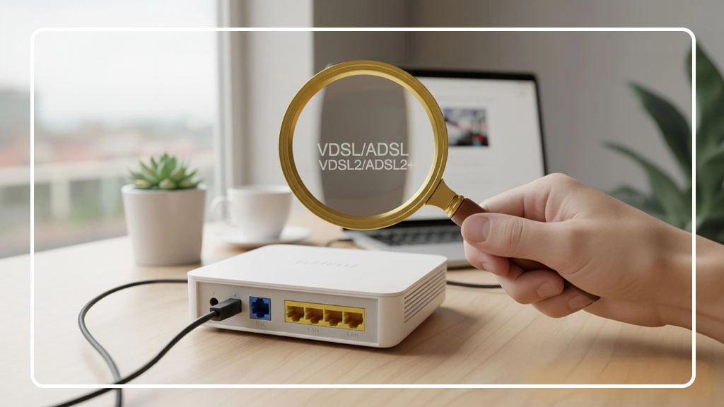 تشخیص مودم vdsl