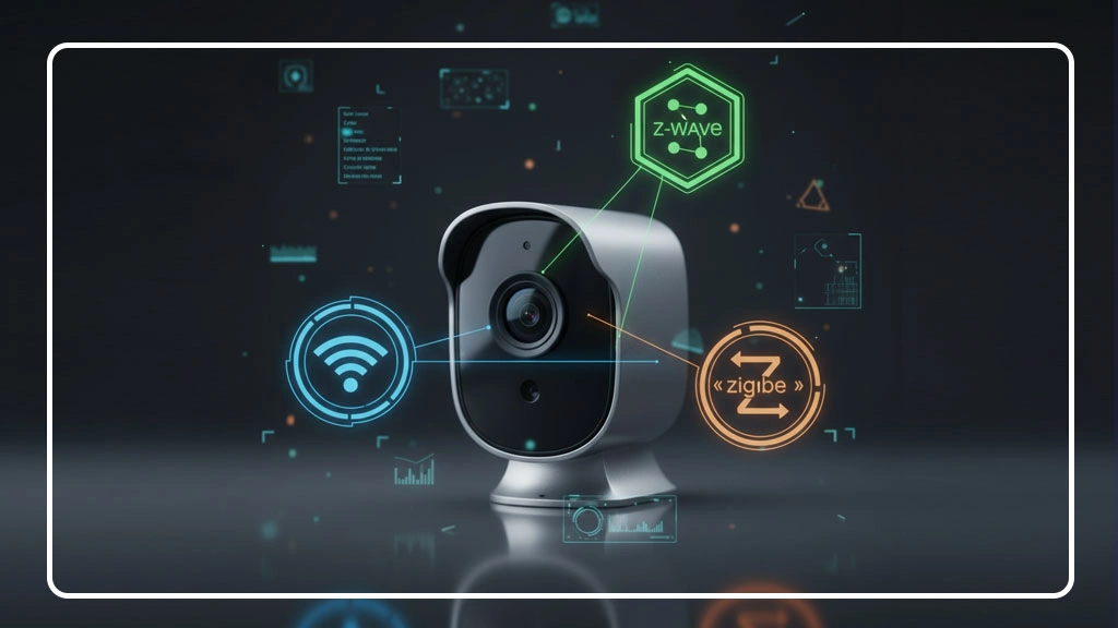 پروتکل های Wi‑Fi، Z‑Wave و Zigbee در دوربین