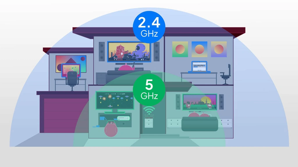 فرق وای فای ۲ ۴ و ۵