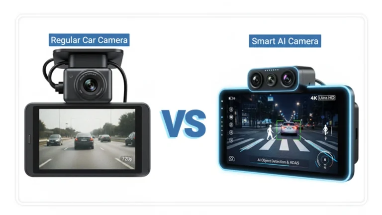 تفاوت دوربین خودرو معمولی و هوشمند