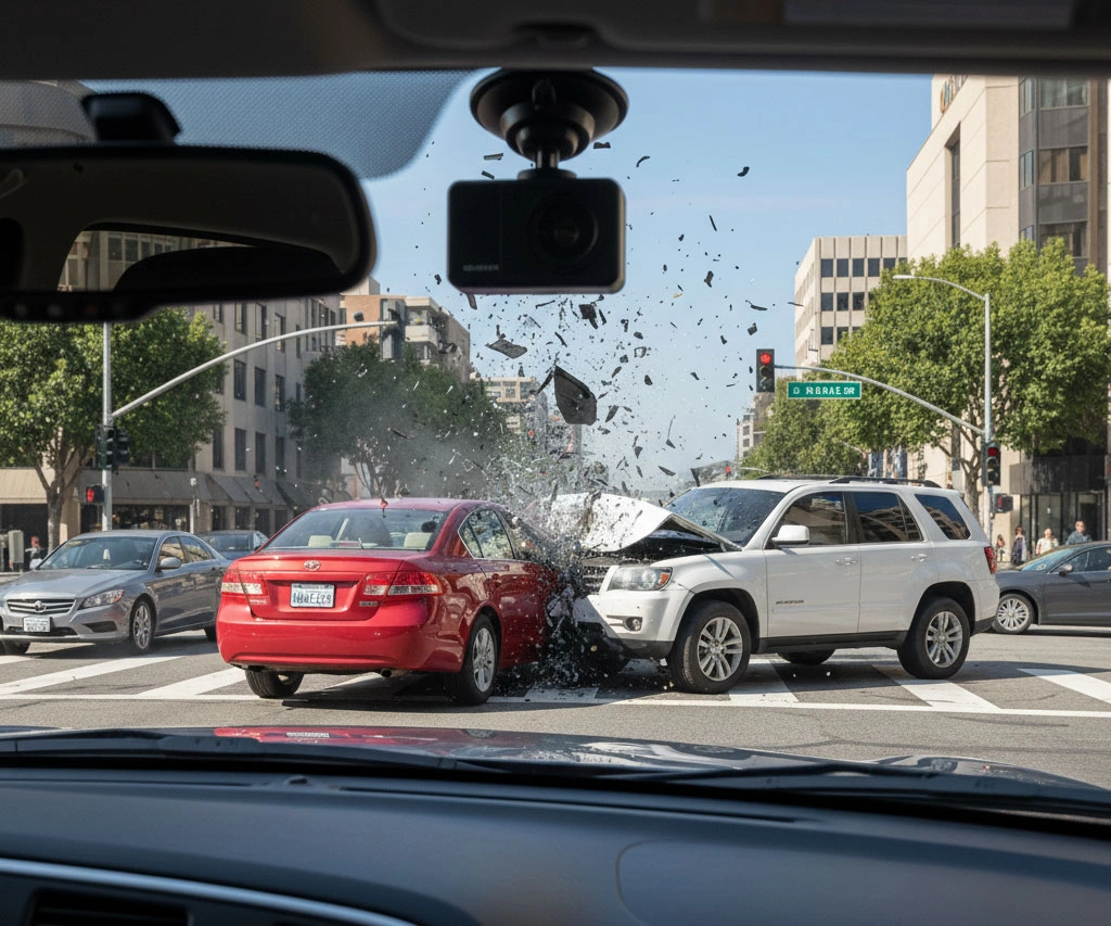 اثبات تصادف با دش کم