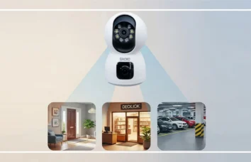 کاربردهای دوربین مداربسته دو لنز