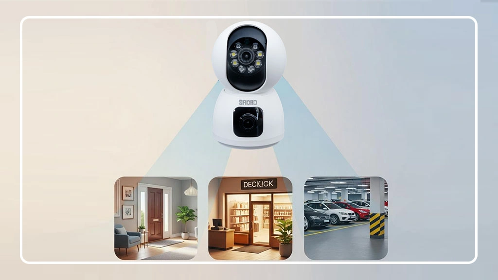 کاربردهای دوربین مداربسته دو لنز