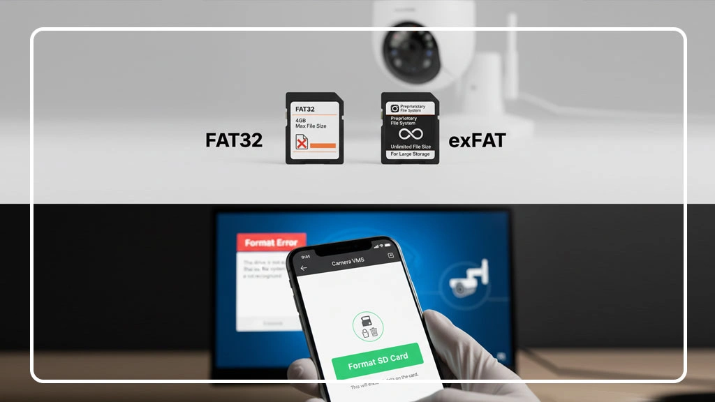 exFAT، FAT32 و سیستم فایل اختصاصی کارت حافظه دوربین