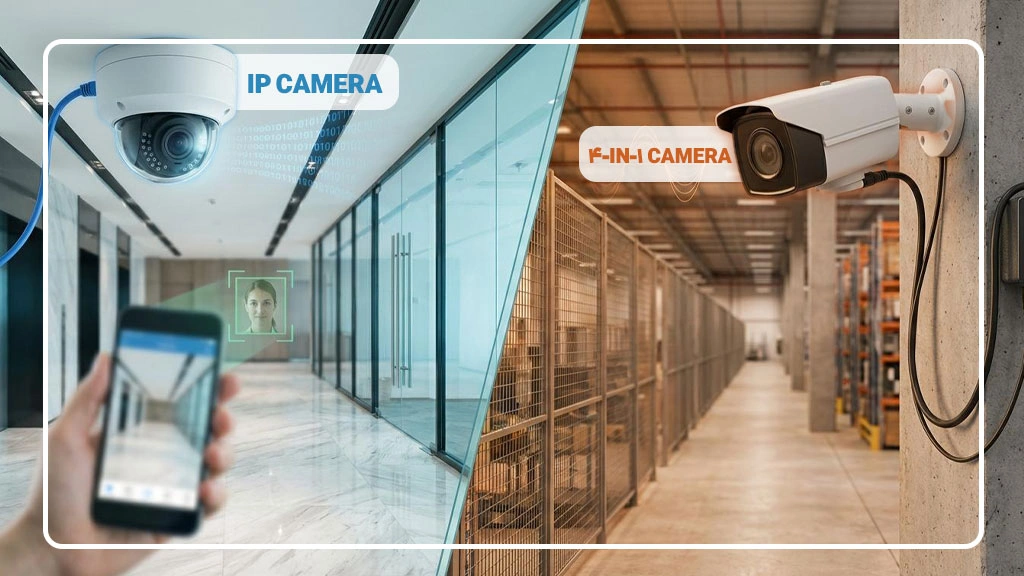 تفاوت دوربین ۴ در ۱ با دوربین IP