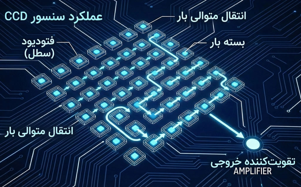 مقایسه سنسور CCD و CMOS