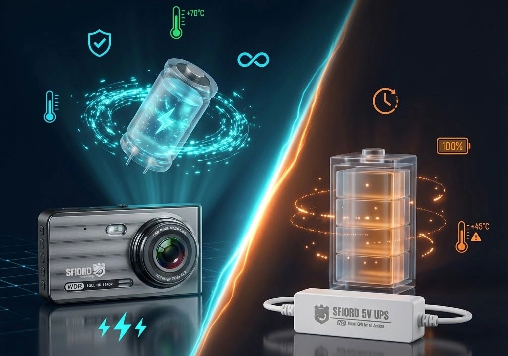 مقایسه Supercapacitor و باتری