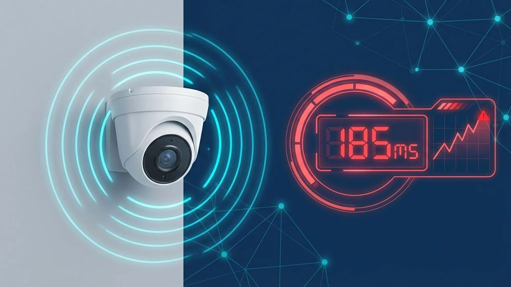 پینگ بالای دوربین IP