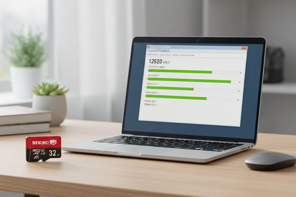 تست سرعت کارت حافظه