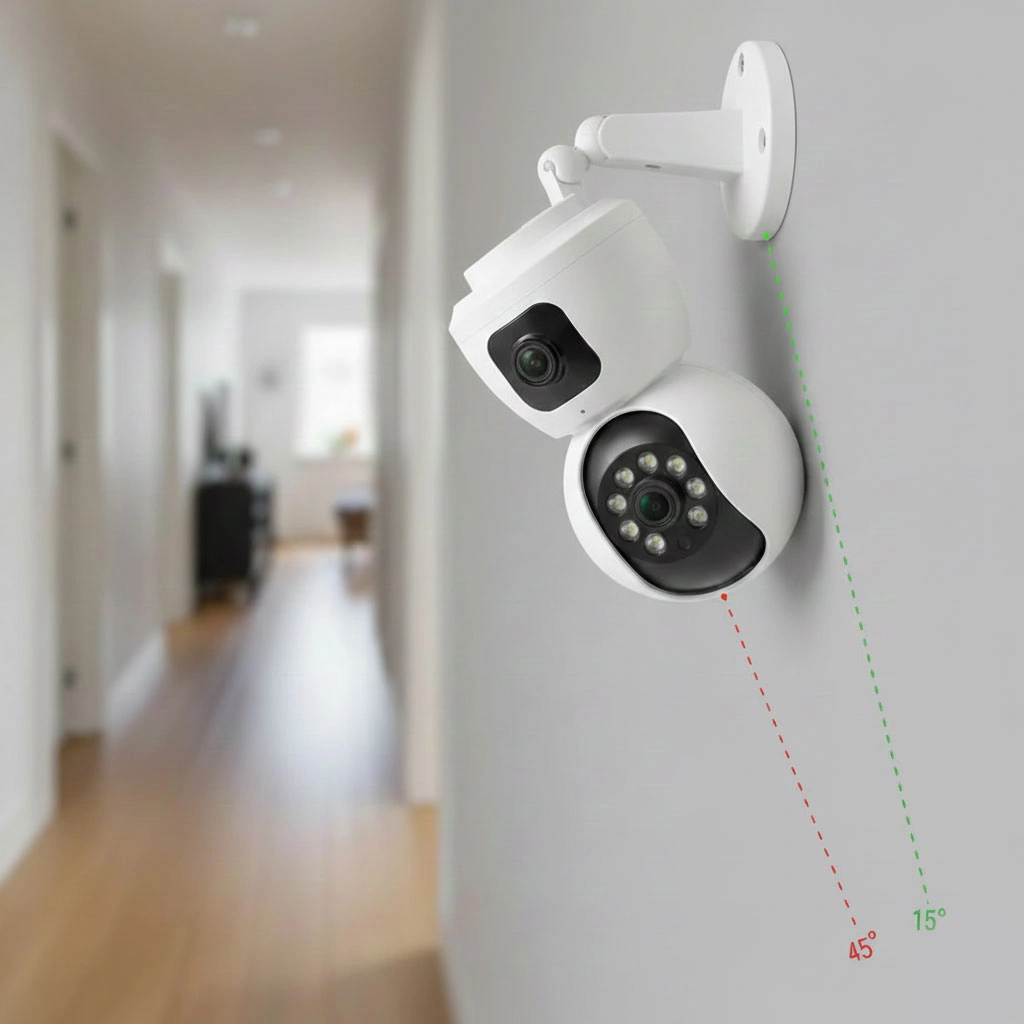 نصب دوربین مداربسته روی دیوار