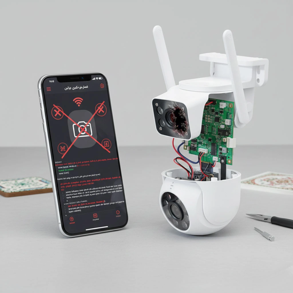 خرابی سخت افزاری دوربین مداربسته