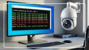 بالا بودن پینگ دوربین IP