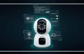 نکات امنیتی تنظیم پسورد و دسترسی دوربین