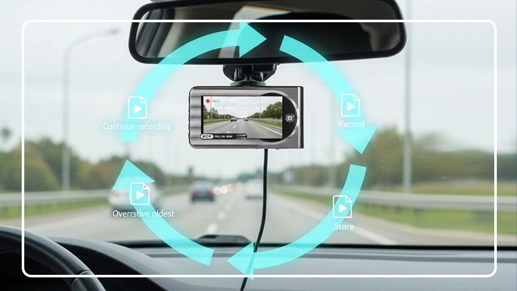 Loop Recording دوربین خودرو