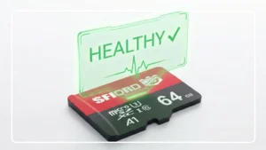 تست سالم بودن مموری کارت