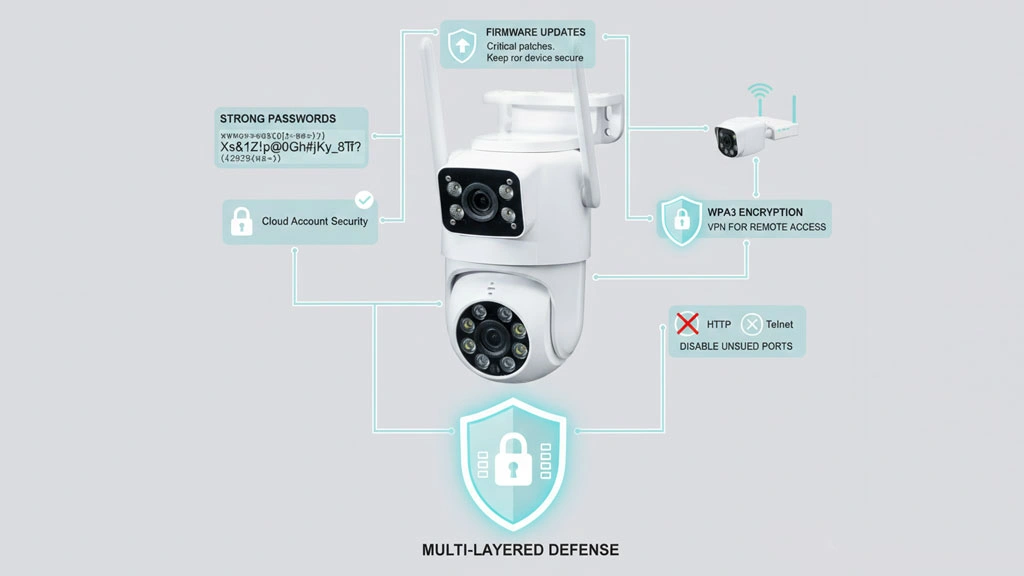 امنیت دوربین تحت شبکه