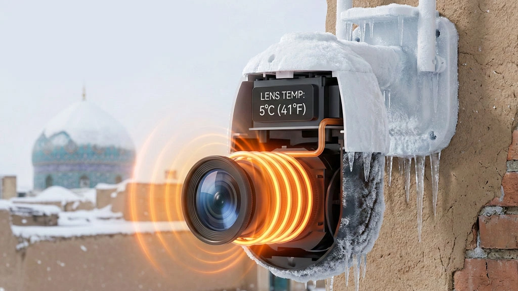 جلوگیری از رطوبت لنز دوربین مداربسته