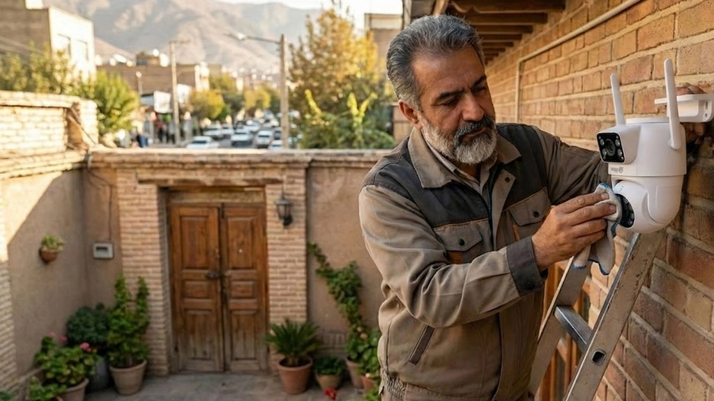 جلوگیری از بخار گرفتن لنز دوربین مداربسته