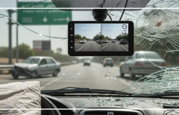 تاثیر زاویه دید دوربین خودرو بر کیفیت مستندات تصادف تاثیر زاویه دید دوربین خودرو