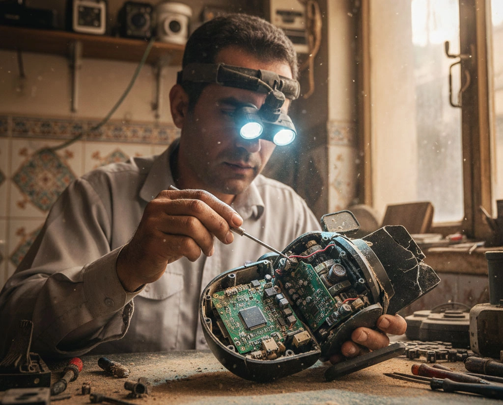 سوختن دوربین با گرد و غبار