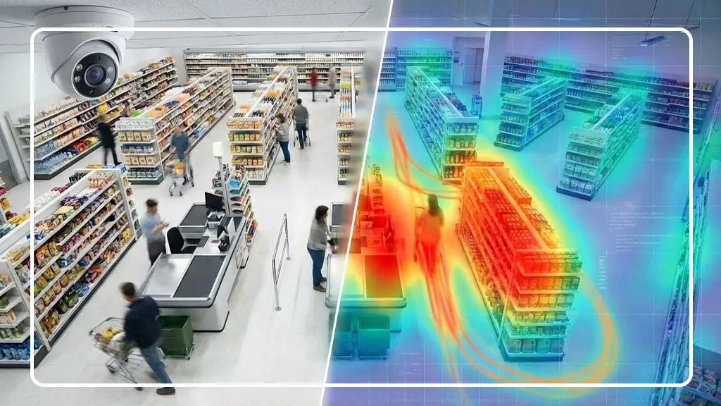 Heatmap دوربین مداربسته