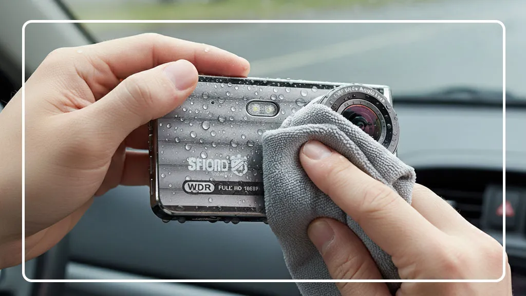 خشک کردن آب در لنز دوربین خودرو