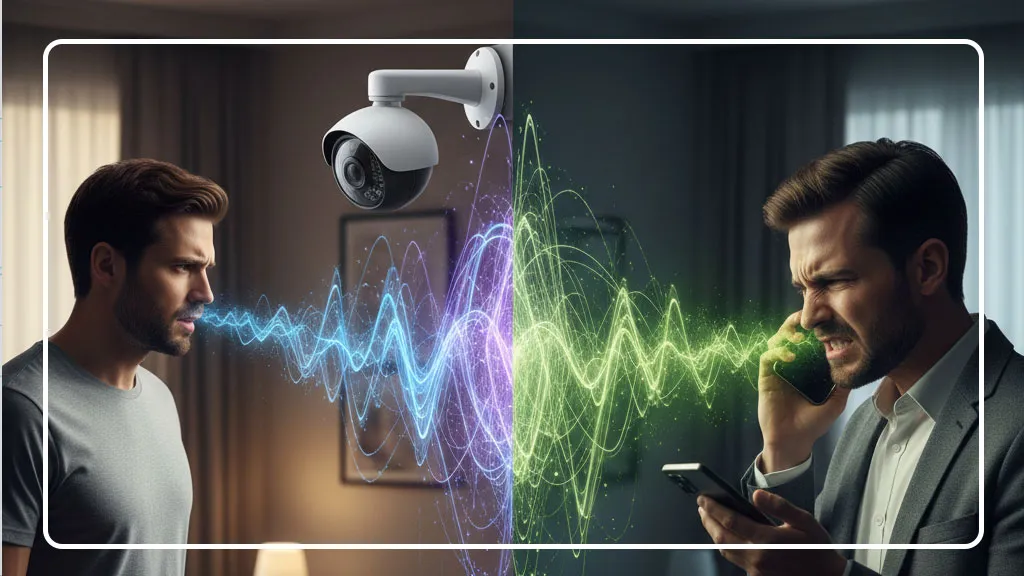 رفع اکو در مکالمه دوطرفه دوربین