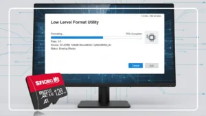 فرمت سطح پایین کارت حافظه
